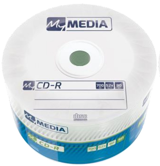 Диск MyMedia CD- R 700MB 52X MATT SILVER Wrap ( Без шпинделя-50шт) 69201